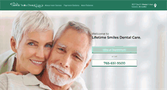 Desktop Screenshot of lifetimesmilesdentalcare.com